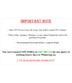 cs desktop pc important note